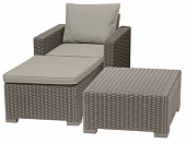 �������� Moorea table + chair + stool with cushion